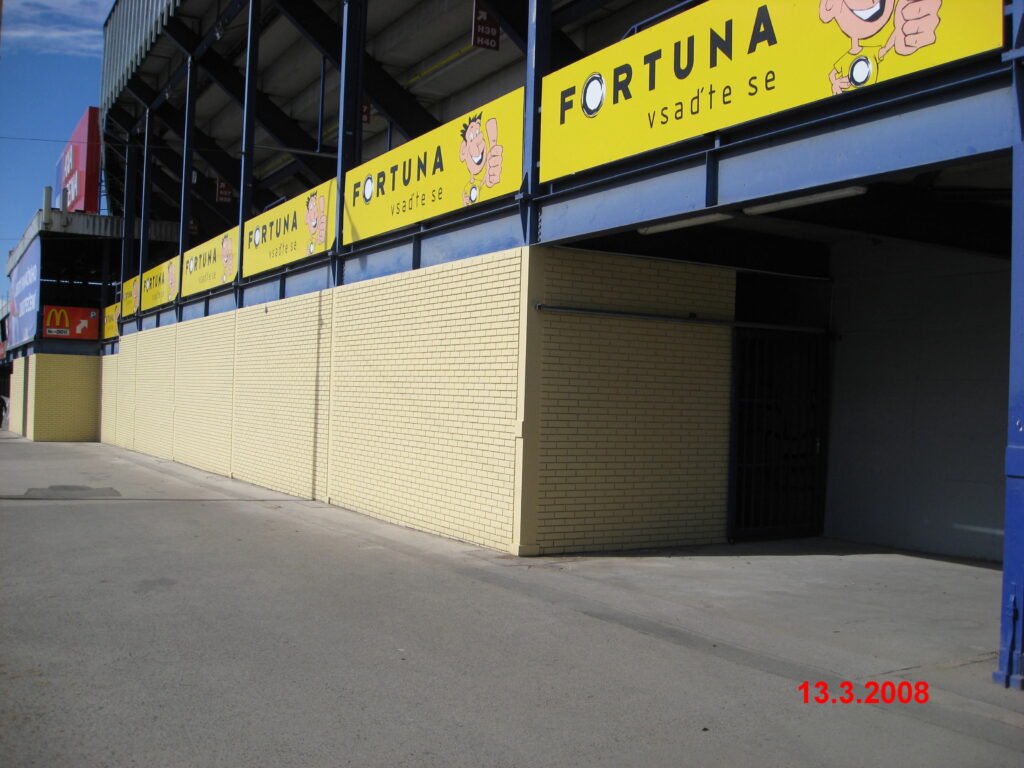 Úprava jižního vstupu stadionu AC Sparta